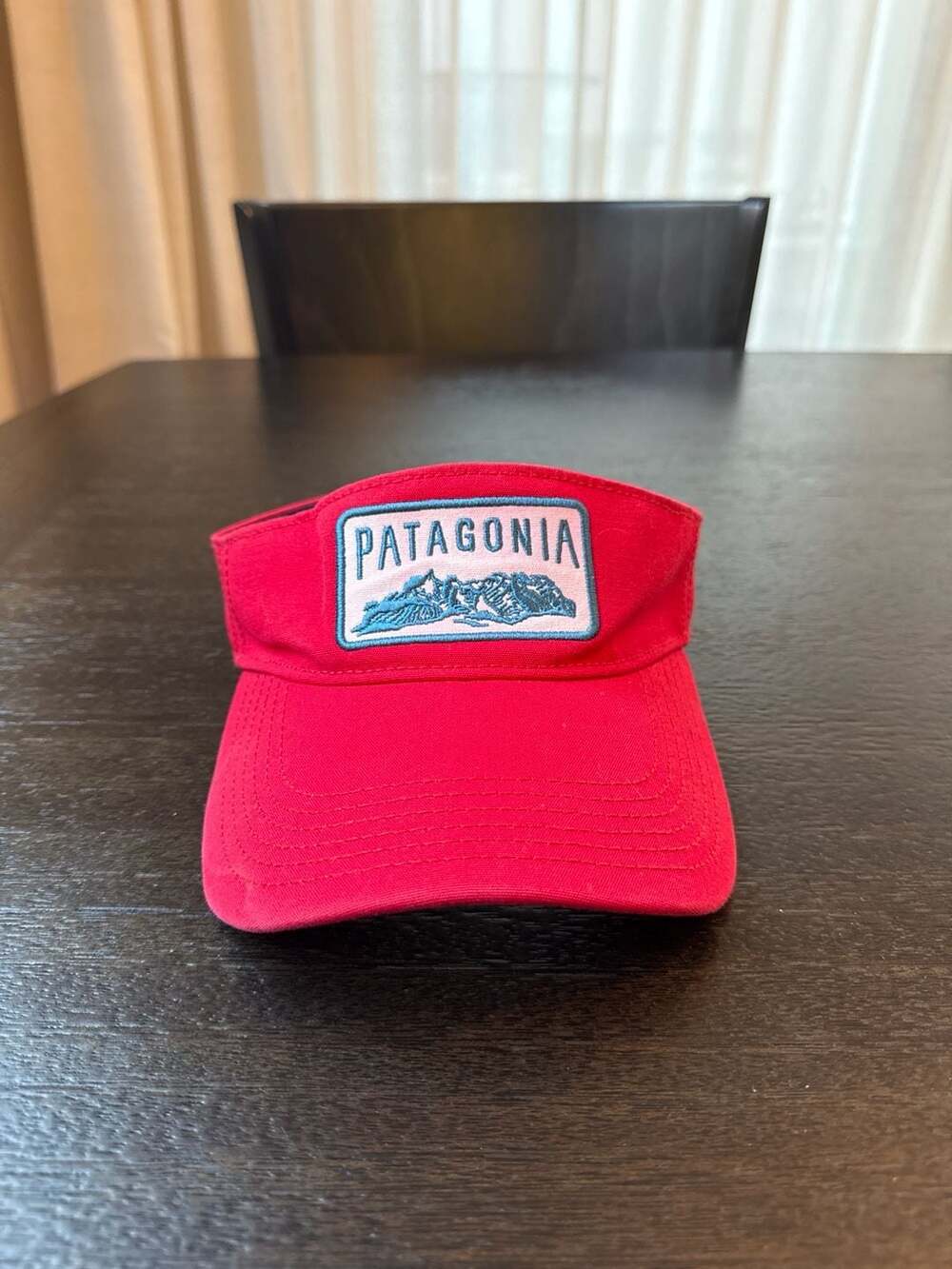 Patagonia Fitz Roy Red Sun Visor Adjustable Hat